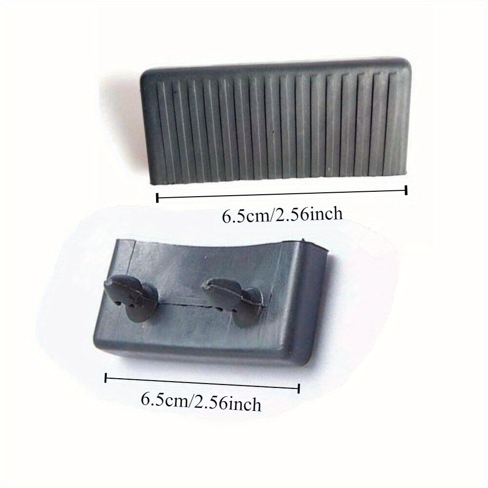 6 ta plastik yotoq slat almashtirish oxirgi qopqoq to'plami - mustahkam matrasni qo'llab-quvvatlovchi uskunalar, o'rnatish oson, qora rang