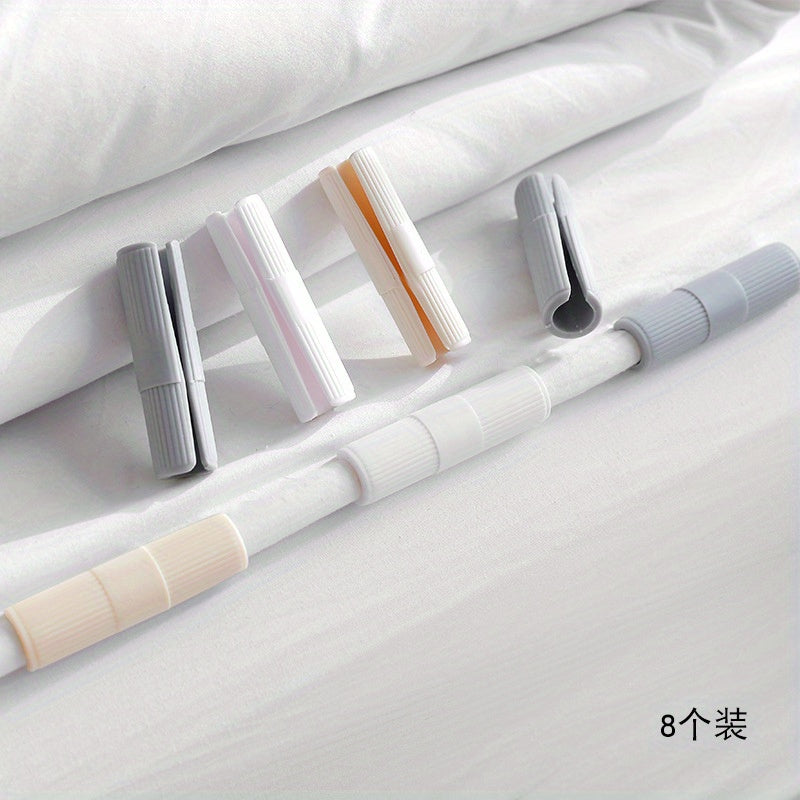 12 Durable Plastic Bed Sheet Clips for Mattress and Sofa Bedding Security