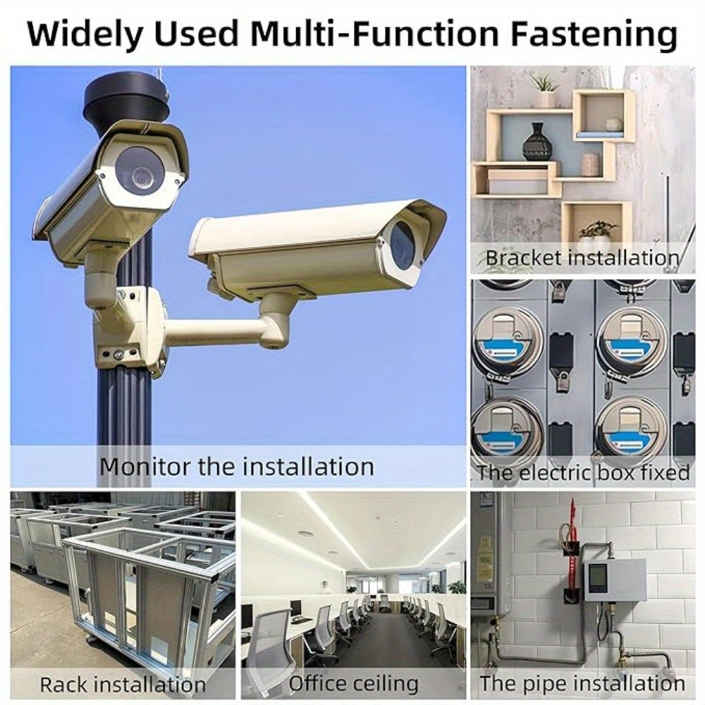 Mini Steel Nail Gun Kit with 5-Speed Adjustable Manual Operation for Woodwork and Concrete Walls