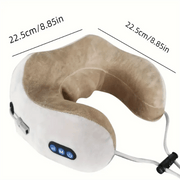 USB Rechargeable Neck Massager with 3 Modes Portable Travel Device for Home Office Car