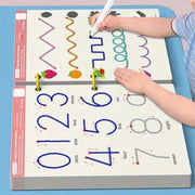 32 Reusable Educational Practice Books with Erasable Writing Pads for Ages 3-6