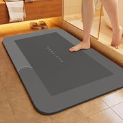Non-Slip Bath Mat Diatomaceous Earth Quick-Dry Machine Washable Bathroom Floor Mat