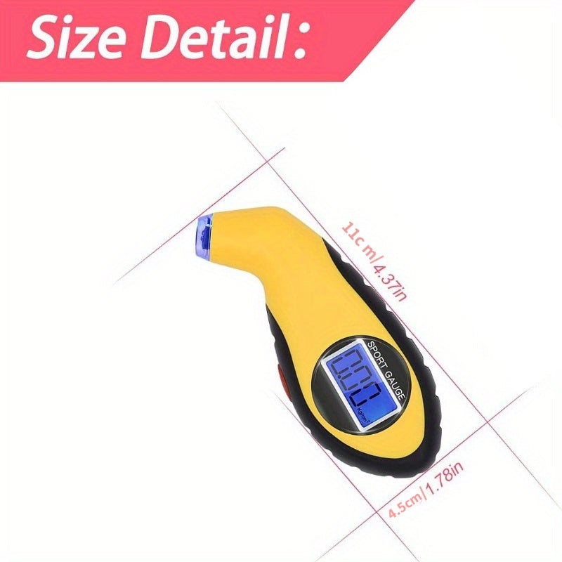 Digital LCD Tire Pressure Gauge Car Tire Air Pressure Meter High Precision
