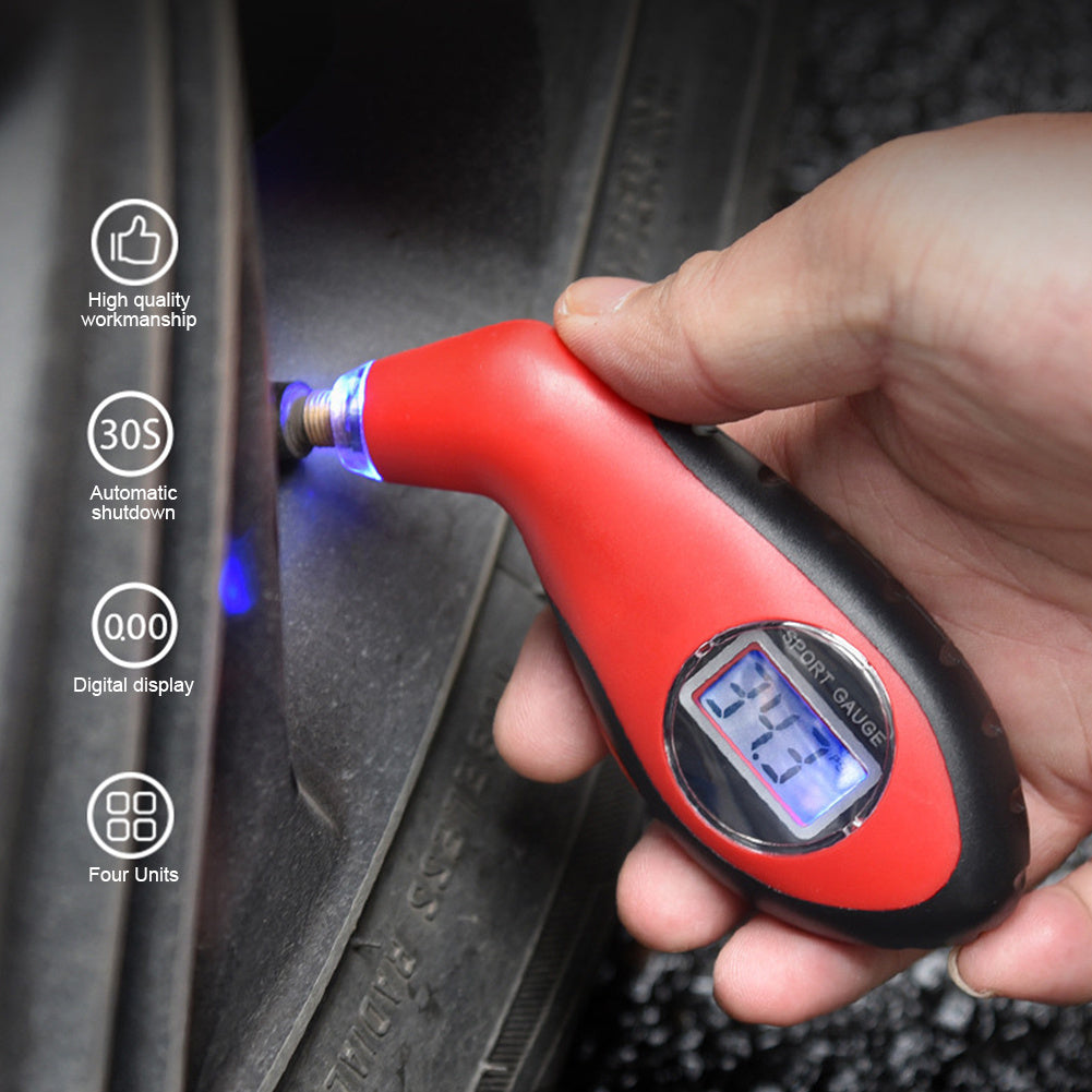 Digital LCD Tire Pressure Gauge Car Tire Air Pressure Meter High Precision