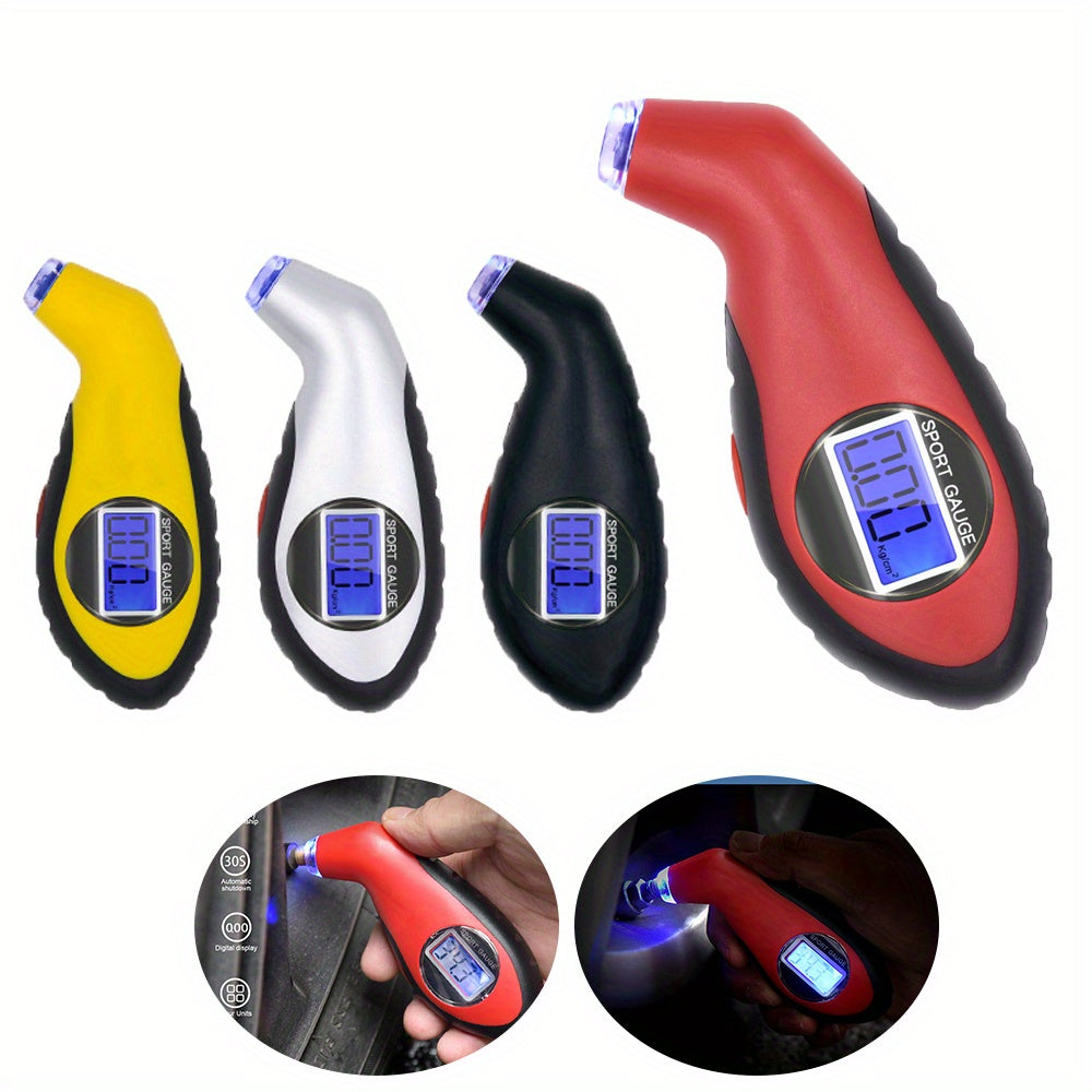 Digital LCD Tire Pressure Gauge Car Tire Air Pressure Meter High Precision