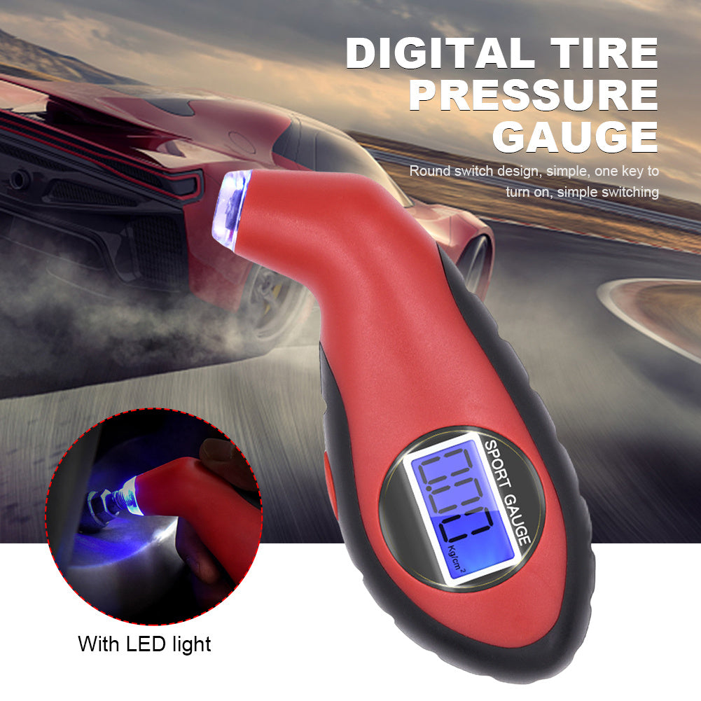 Digital LCD Tire Pressure Gauge Car Tire Air Pressure Meter High Precision