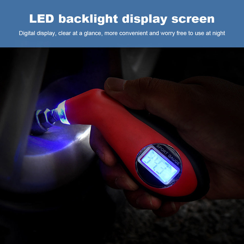 Digital LCD Tire Pressure Gauge Car Tire Air Pressure Meter High Precision