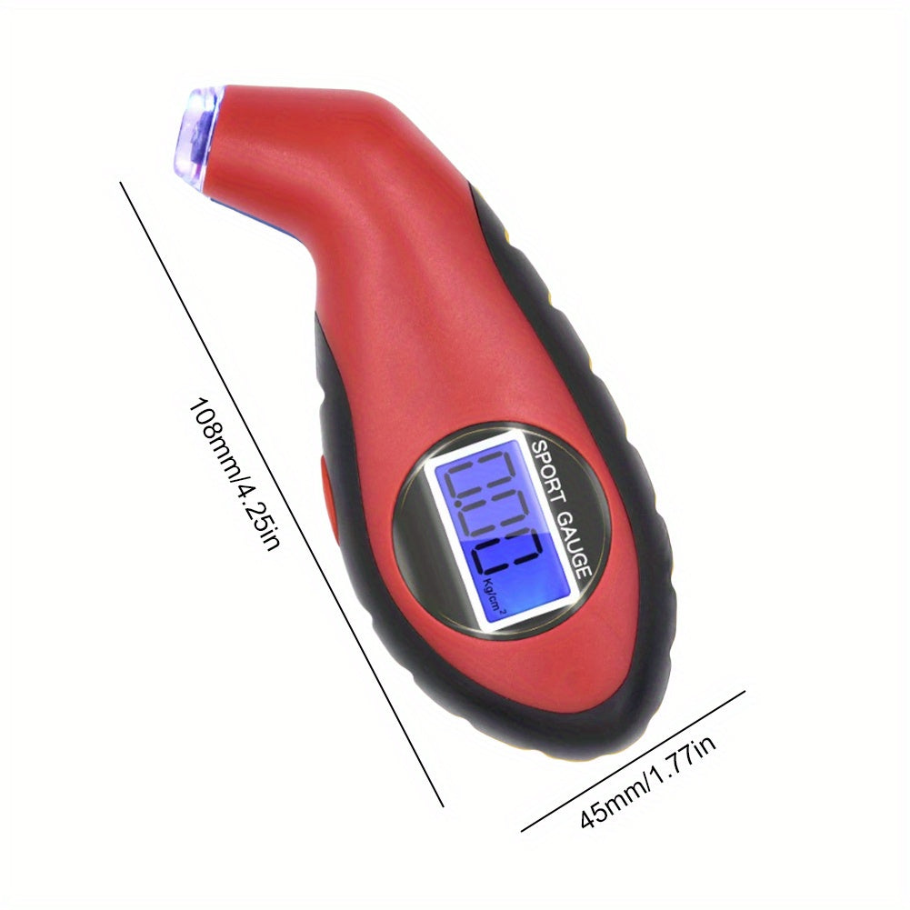 Digital LCD Tire Pressure Gauge Car Tire Air Pressure Meter High Precision