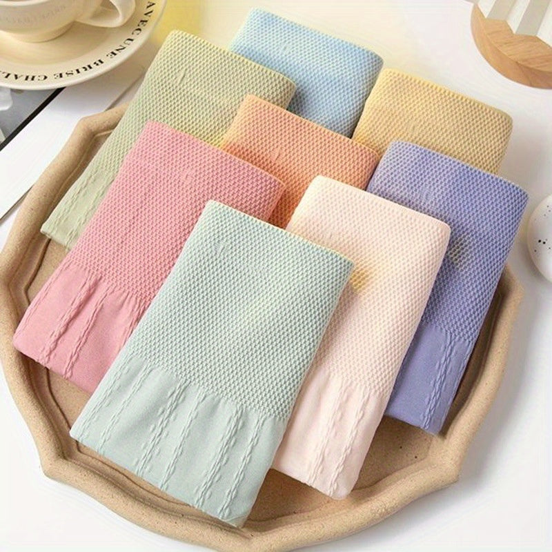 Besh dona aralash rangli yuqori beldagi ayollar ichki kiyimlari, tikuvsiz, yuqori elastiklikka ega va belni shakllantirish va toraytirish uchun eukalipt qismi bilan.