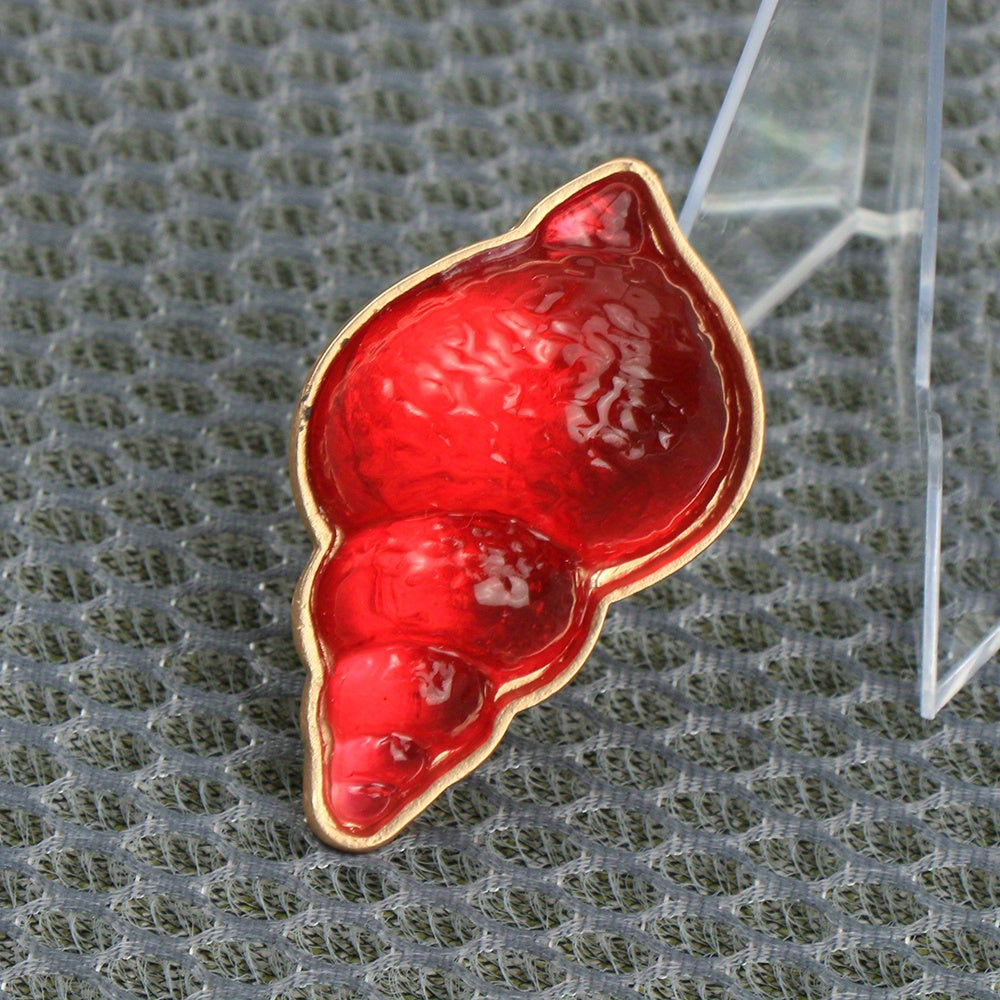 Unisex Enamel Brooch Pin Resin Button Jewelry for Jackets and Clothing