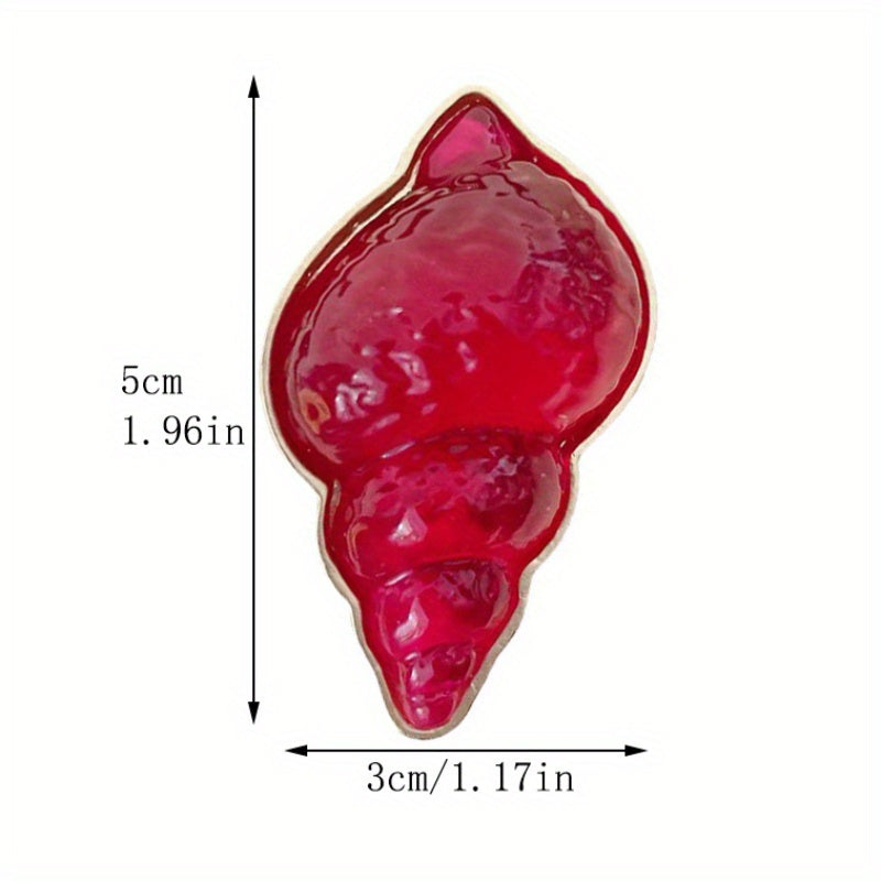 Unisex Enamel Brooch Pin Resin Button Jewelry for Jackets and Clothing