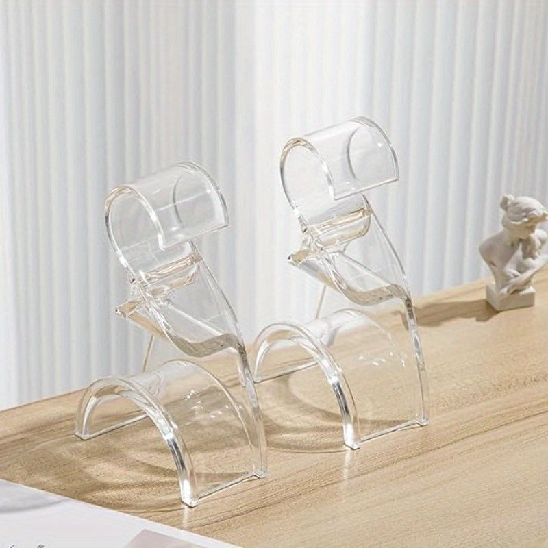 Clear Acrylic Handbag Hanger Compact Organizer for Purses and Hats