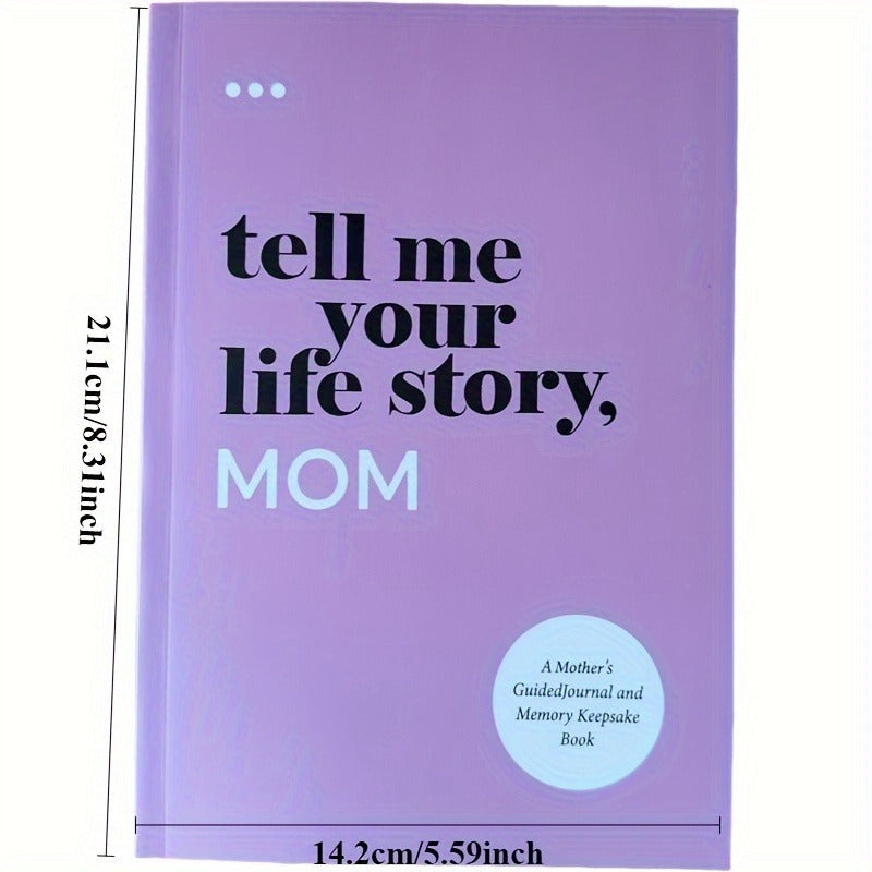 Family Legacy Journal with 200+ Tips, Hardcover, Gift for Birthdays and Holidays