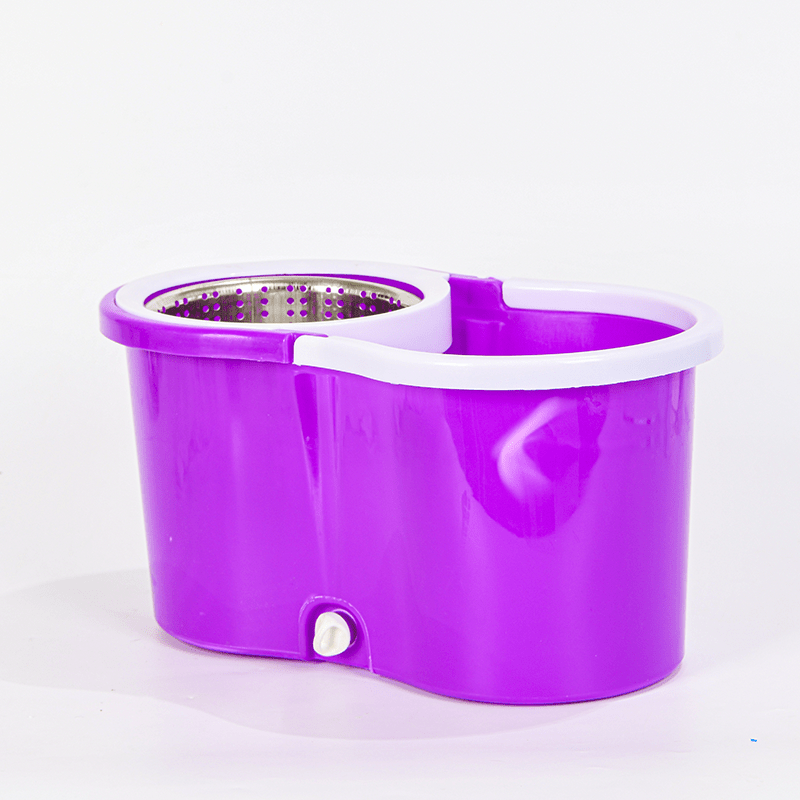 Hands-Free Spin Mop with Rotating Bucket and Microfiber Heads for Easy Floor Cleaning