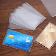 12-Pack Waterproof Transparent Card Sleeves for Credit Cards and IDs