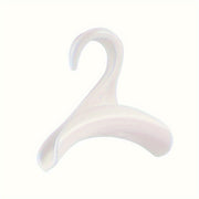 Set of 5 White Acrylic Purse Hooks Non-Slip Handbag Hangers for Closet Organization
