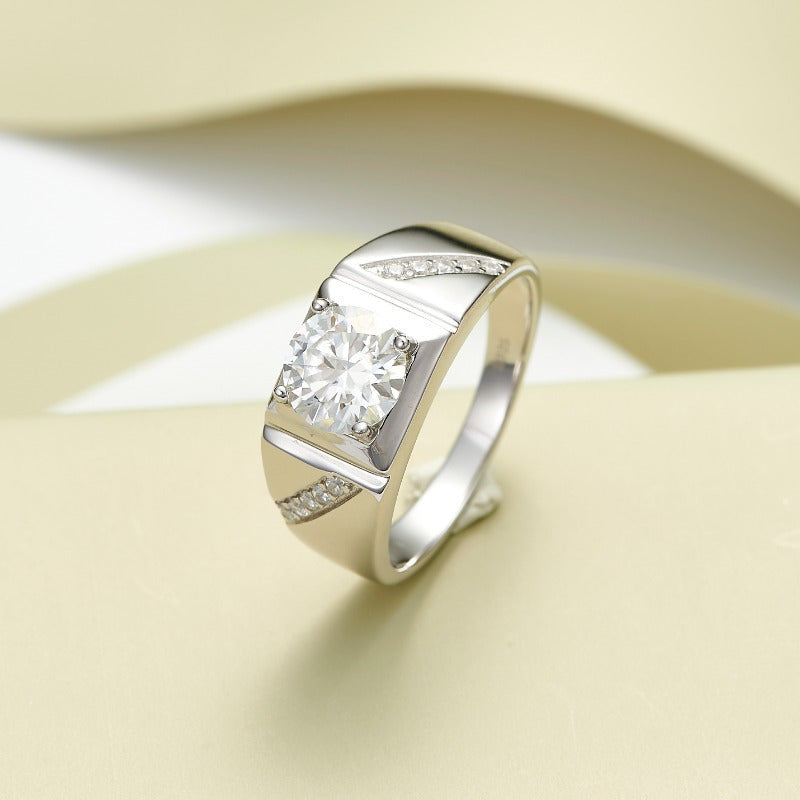 5 Carat Moissanite Engagement Ring Silver 925 Jewelry for Women Gift