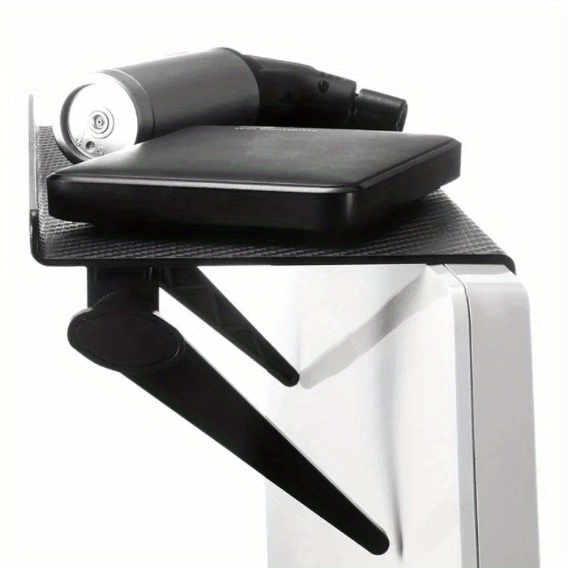 Регулируемая пластиковая настенная полка для телевизора, компьютерного монитора, медиа-приставки и маршрутизатора — экономит место, выдерживает большую нагрузку, проста в установке