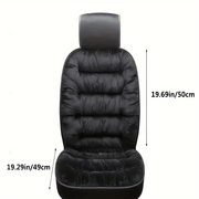 Universal Soft Plush Car Seat Cover Set for Winter Comfort
