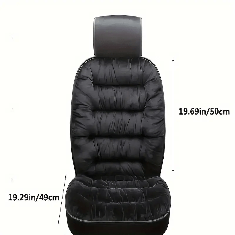 Universal Soft Plush Car Seat Cover Set for Winter Comfort