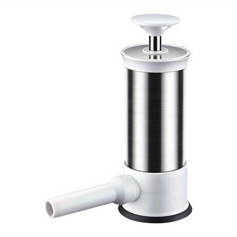 Stainless Steel Manual Sausage Stuffer Machine for Homemade Meat Sausages and Meatballs 2 or 5 Pieces