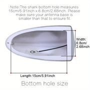 Universal Car Roof Fin Antenna Shark Fin Replacement Auto Exterior Styling