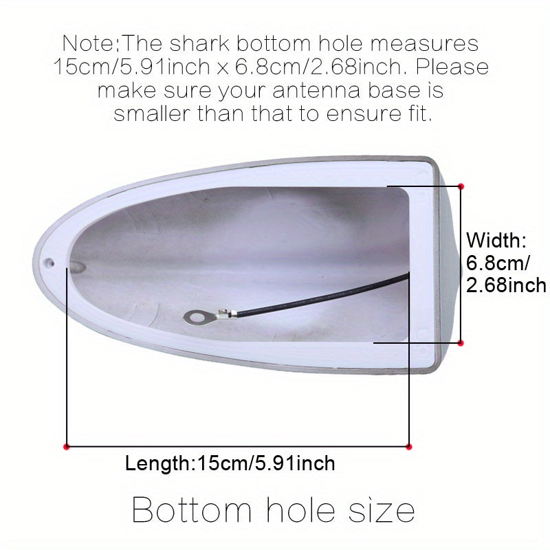Universal avtomobil tomi fin antennasi Shark Fin almashtirish avtomobil tashqi dizayni