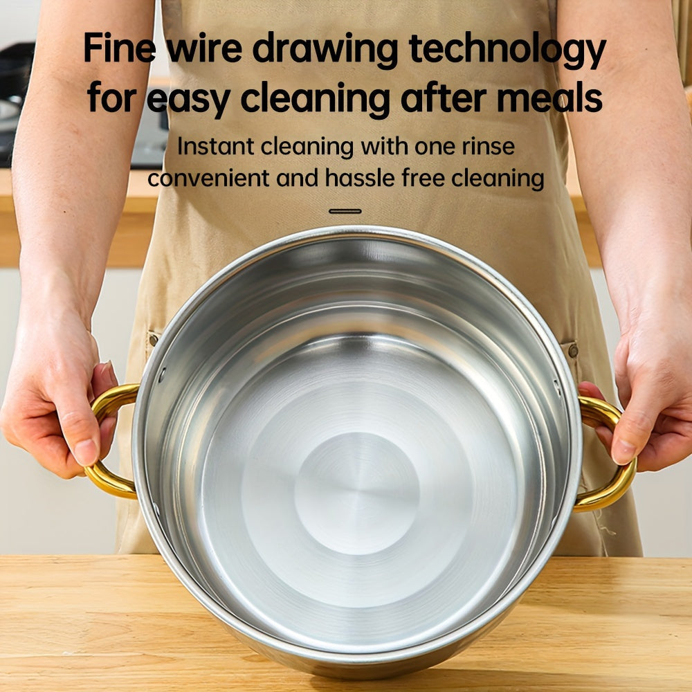 Stainless Steel Cookware Sets with Lids and Deep Frying Pans 18-26cm