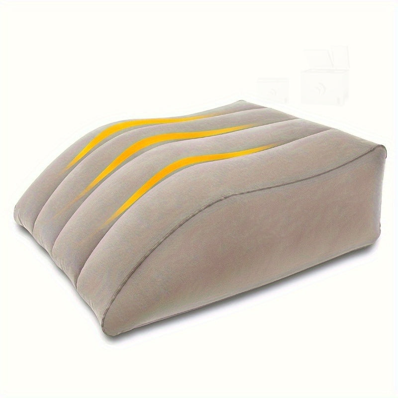 Inflatable Leg Lift Pillow Wedge Support for Sleeping Back and Leg Pain Relief