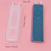 1/2pcs Transparent Silicone Remote Control Cover for TV and AC Remotes Dustproof Scratch-Resistant