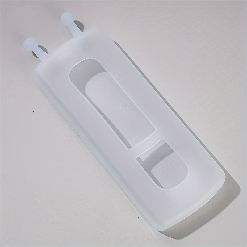 1/2pcs Transparent Silicone Remote Control Cover for TV and AC Remotes Dustproof Scratch-Resistant