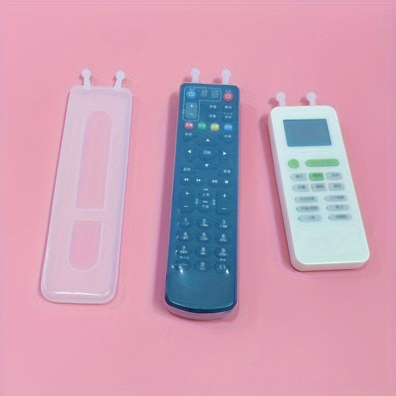 1/2pcs Transparent Silicone Remote Control Cover for TV and AC Remotes Dustproof Scratch-Resistant