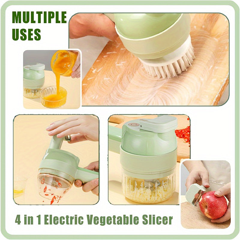 Mini Food Chopper Portable USB Rechargeable Handheld Electric Grinder