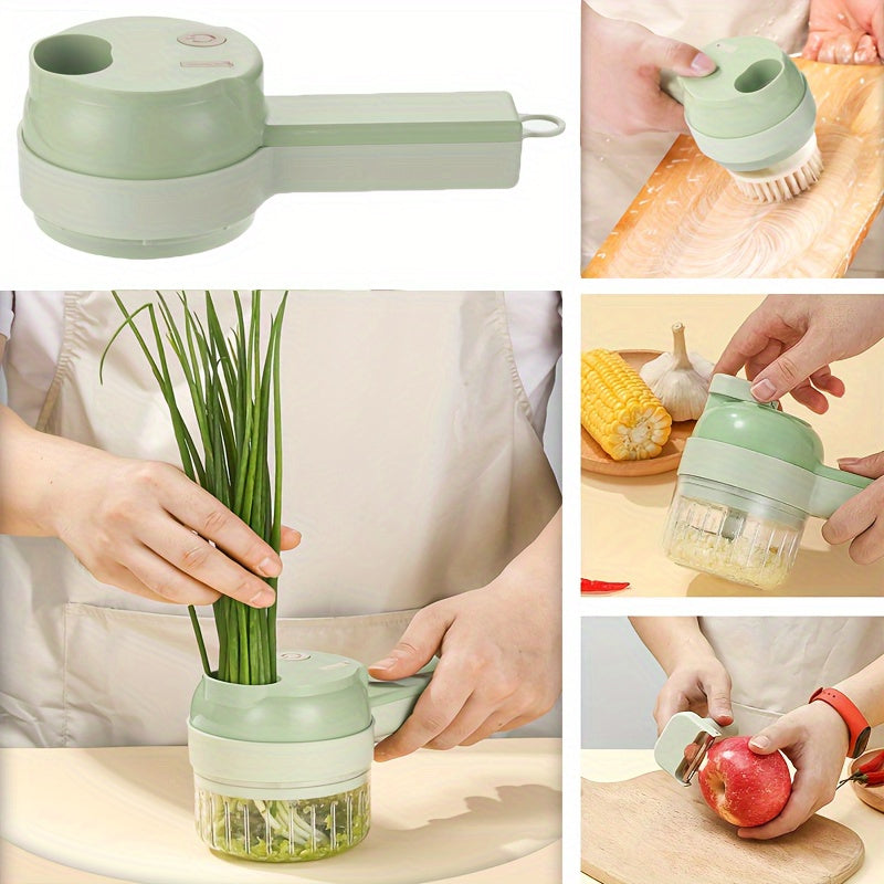 Mini Food Chopper Portable USB Rechargeable Handheld Electric Grinder