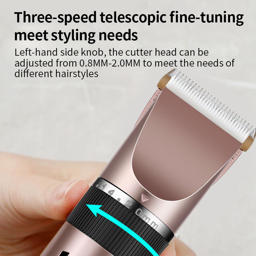 Cordless Men’s Hair Clippers Rechargeable Electric Hair Cutting Machine Trimmer Barber Salon Tools