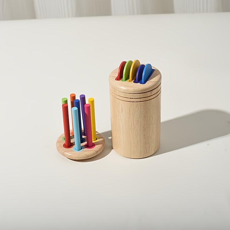 Ikki-bir tasniflash chelak - Rangli tayoq bilan dumaloq qism