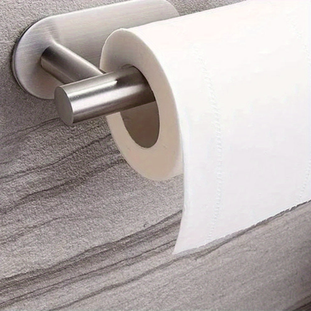 "Tualet qog'ozi ushlagichi, devorga o'rnatiladigan hammom va oshxona tashkilotchisi, teshik ochmasdan - tualet qog'ozi va qog'oz sochiqlar uchun qulay saqlash yechimi"