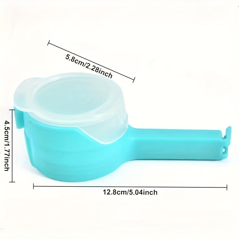 4 многофункциональных зажима для пластиковых пакетов для хранения закусок, чая, герметичные, моющиеся