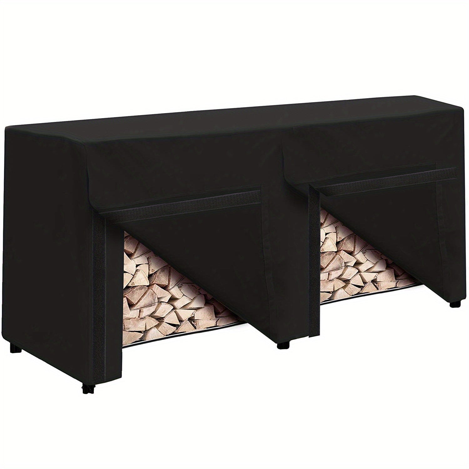 Wheat Straw Firewood Cover Portable Weather-Resistant Garden Storage