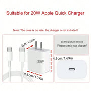 5-Piece Phone Accessory Set TPU Clear Case with Flower Pattern and Cable Protectors