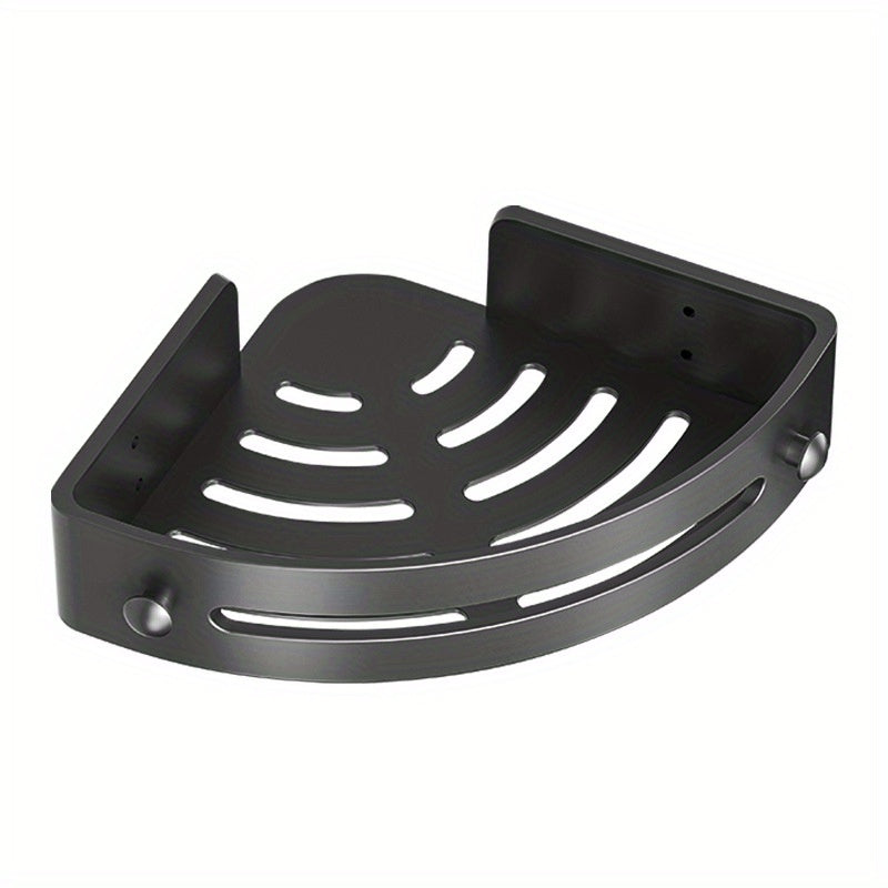 Настенная полка для ванной для шампуня и кухонных принадлежностей.