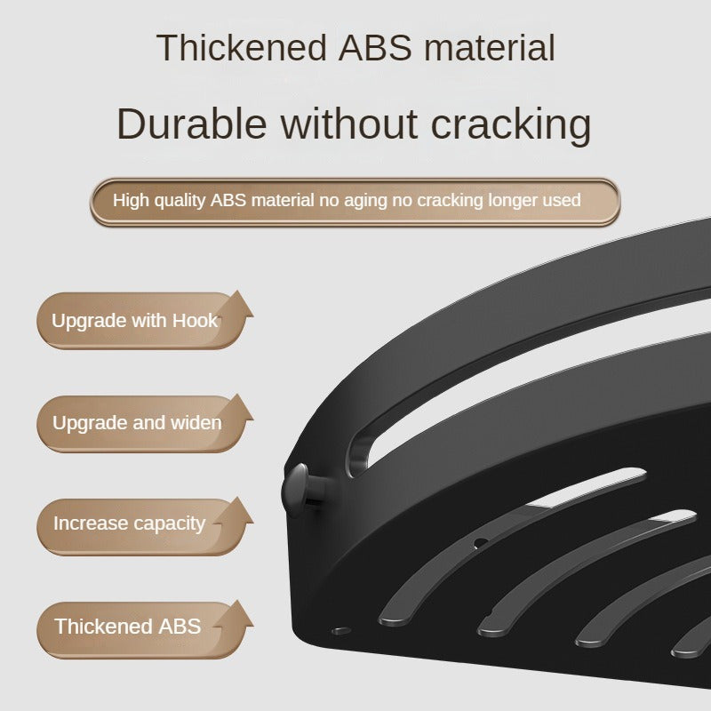 Настенная полка для ванной для шампуня и кухонных принадлежностей.