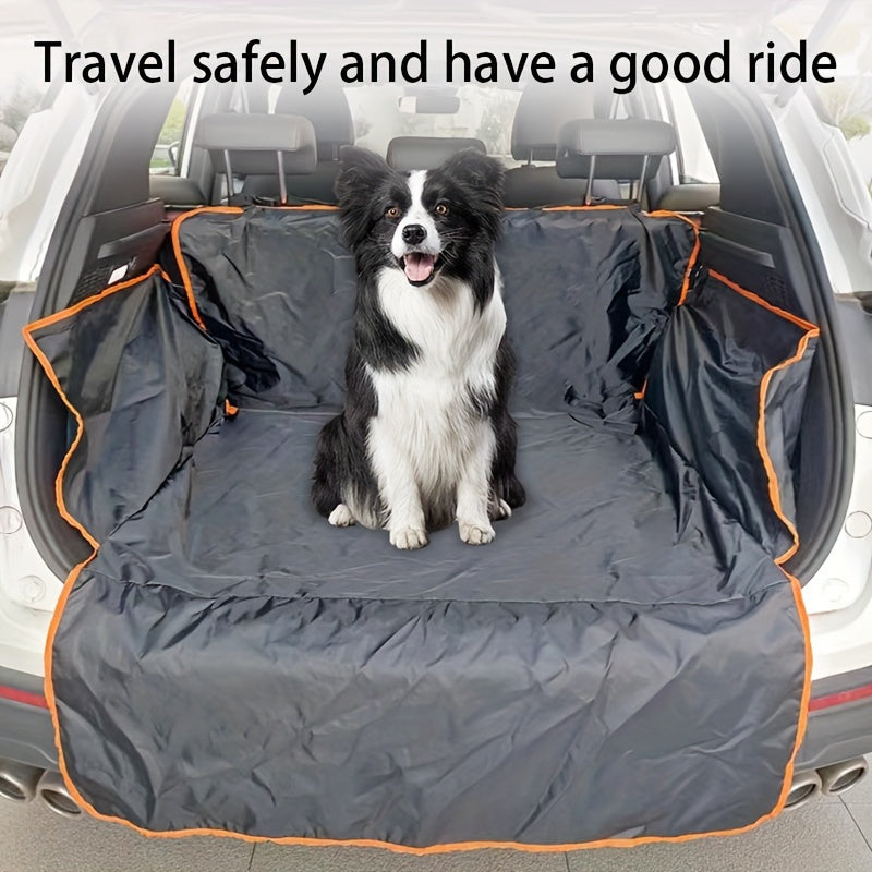 Waterproof Polyester Car Trunk Liner for SUVs Durable Woven Protection Against Dirt Scratches Pet Hair