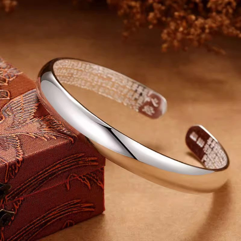 Sterling Silver Cuff Bracelet for Women Stylish Jewelry Gift for Birthdays Christmas