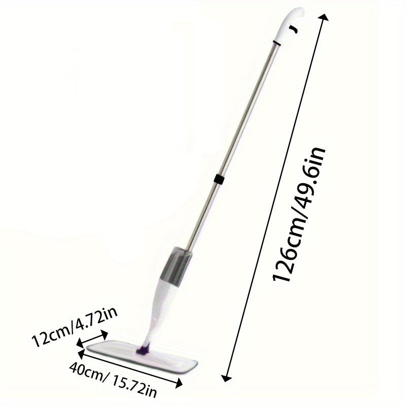 Uyingizdagi turli sirtlarni tozalash uchun uzun tutqichli mikrofiber purkagich mopu
