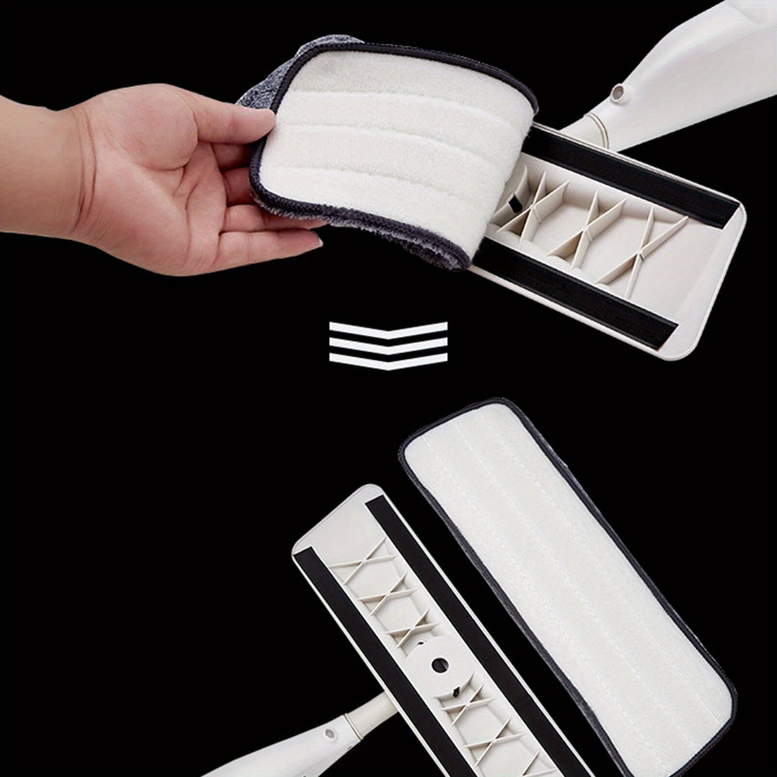 Uyingizdagi turli sirtlarni tozalash uchun uzun tutqichli mikrofiber purkagich mopu