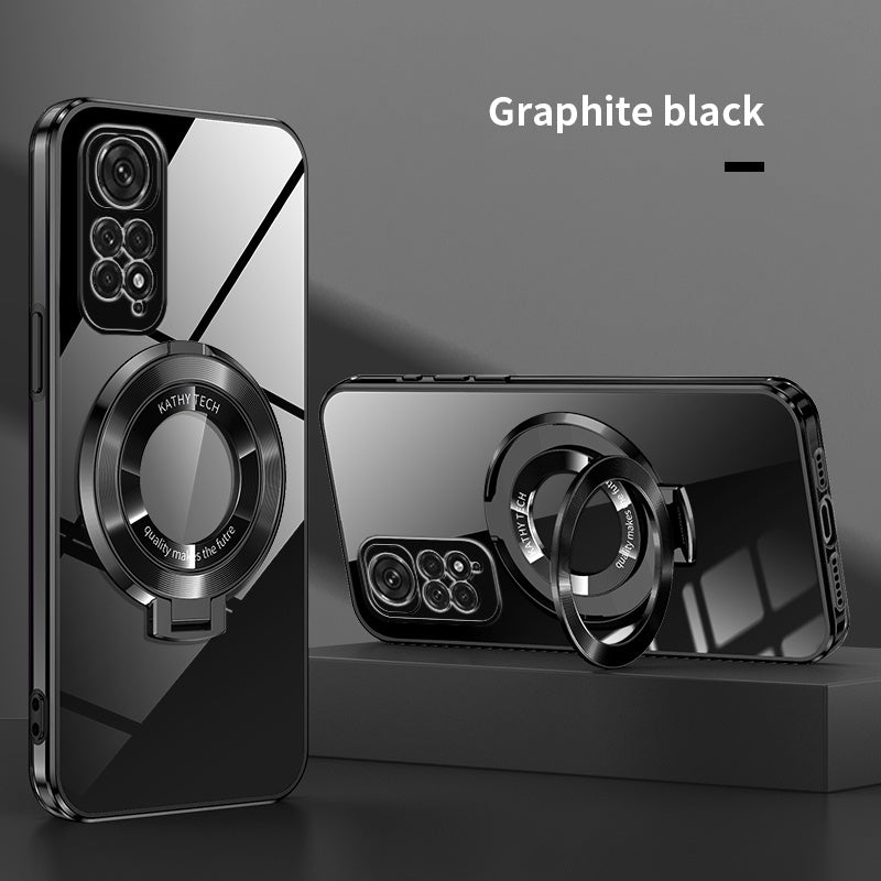 Electroplated TPU Phone Case with CD Holder and Camera Protection for Redmi Note 10 11 12 13 4G 5G S Pro Series