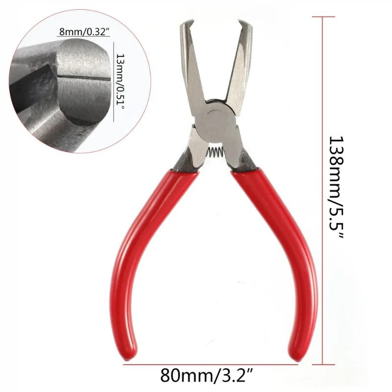 Steel Guitar Fret Pliers with Wire Puller and Cutting Pliers for Stringed Instruments