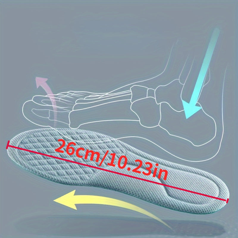 5 Pairs Men Women Sports Insoles EVA Cushion for Mountain Climbing Travel Outdoor