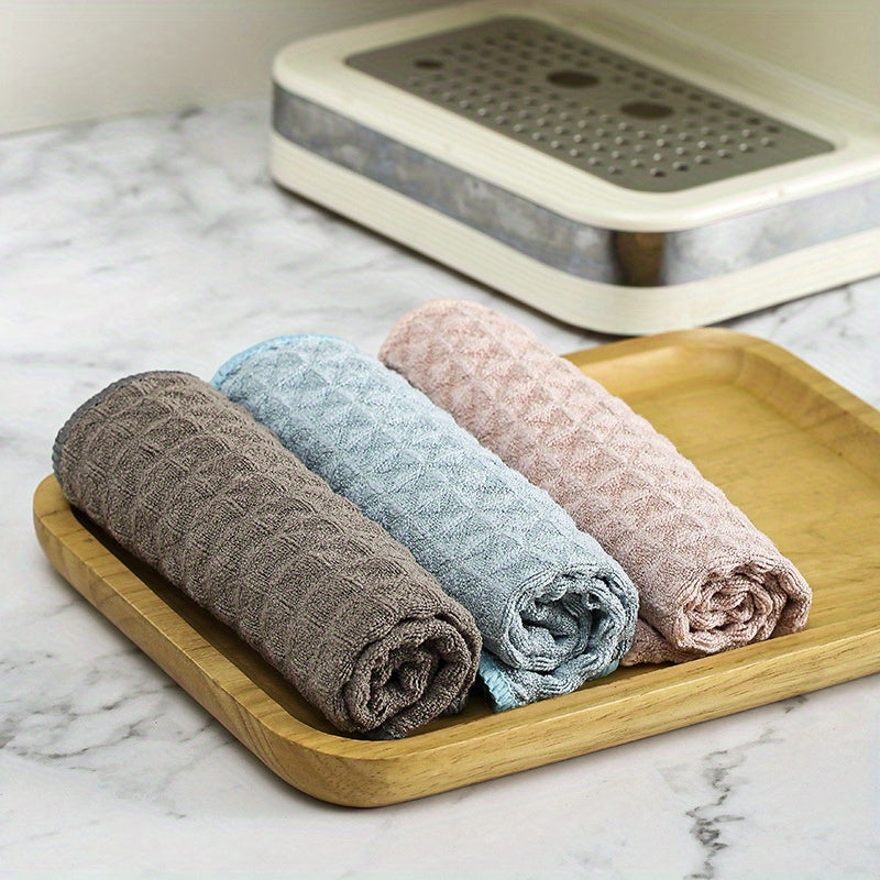 3Pcs Coffee and Tea Barista Towels - Absorbent Lint-Free Cleaning Cloths